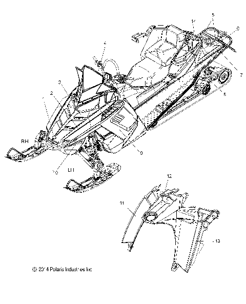 BODY, DECAL - S15CE5BSL/BEL (49SNOWDECAL15ADV550)