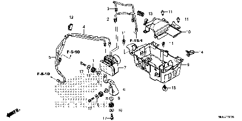 ABS MODULATOR@TRAY
