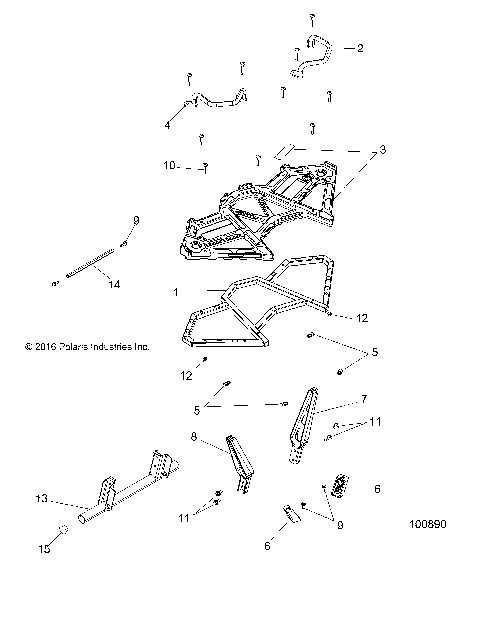 BODY, REAR RACK - A17SVE95FM [100890]