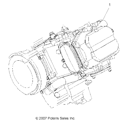ENGINE, SHORT BLOCK - A10LH46AX/AZ (49ATVENGINE08SP500)