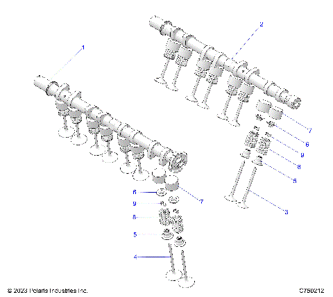 ENGINE, VALVES - Z25RPP2KAE/BE (C7502121)