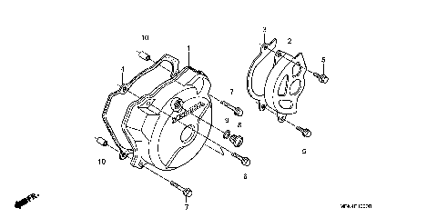 LEFT CRANKCASE COVER