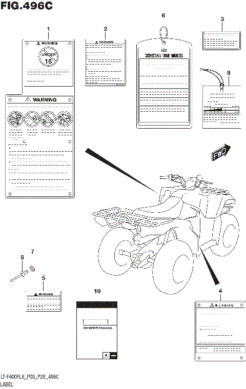 LABEL (LT-F400FL8 P33)