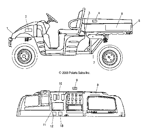 DECALS - C11RB63AA/AB (4985628562A10)