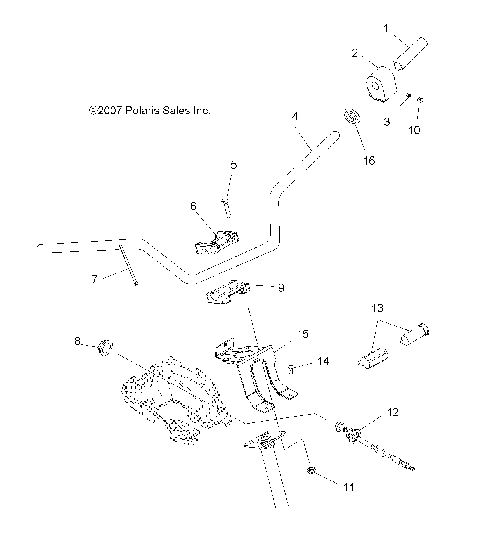 STEERING, HANDLEBAR and CONTROLS - A08CL50AA (49ATVHANDLEBAR086X6)