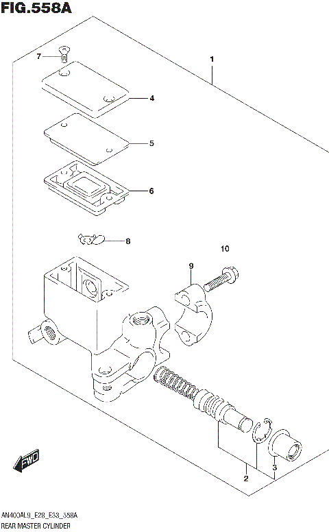 REAR MASTER CYLINDER