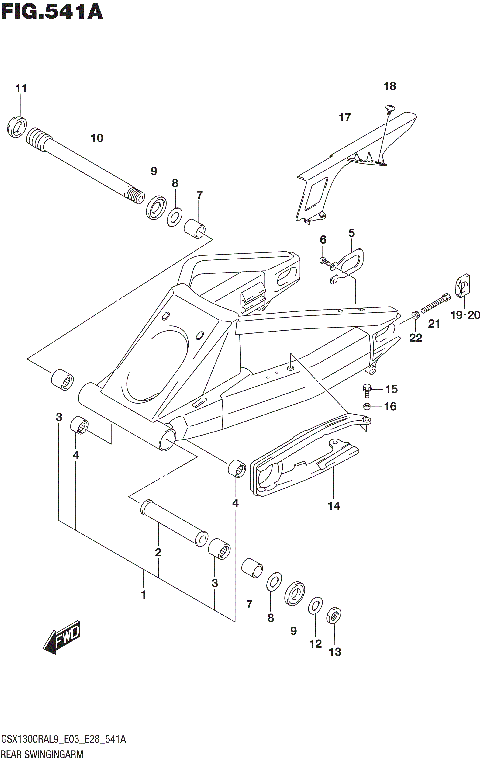 REAR SWINGINGARM