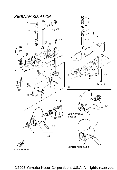 LOWER CASING DRIVE 2