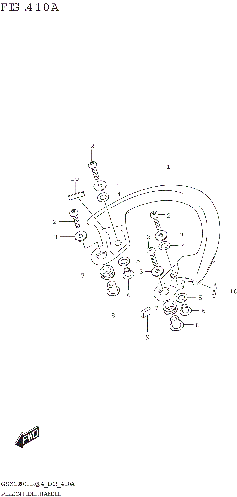 PILLION RIDER HANDLE