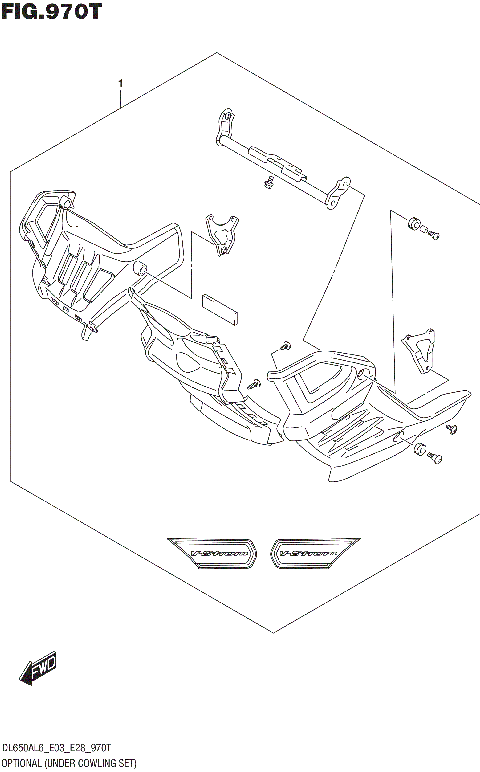 OPTIONAL (UNDER COWLING SET)