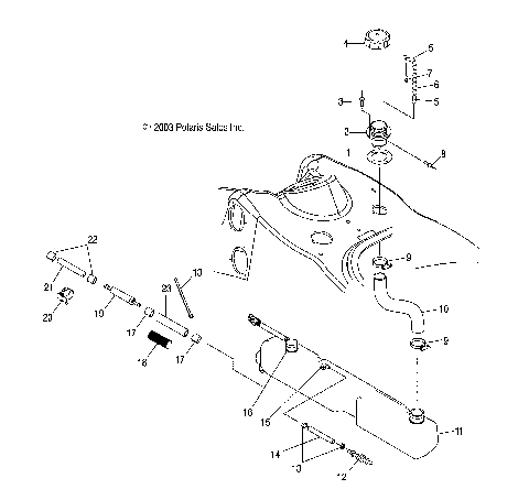 OIL TANK - W045303CA/IA (4990539053A09)