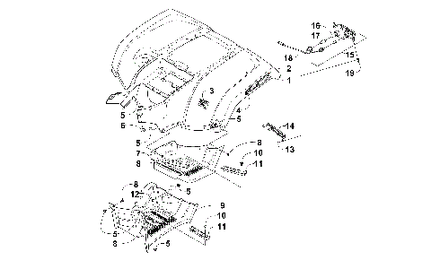 REAR BODY PANEL AND FOOTWELL ASSEMBLIES [100148]