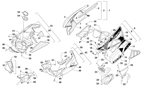 SKID PLATE AND SIDE PANEL ASSEMBLY