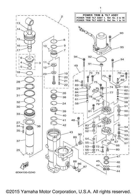 POWER TRIM TILT ASSY 1