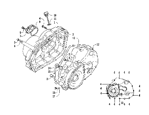 CRANKCASE COVER ASSEMBLY [81206]