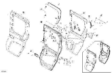 07- Enclosure Cab - Rear Doors