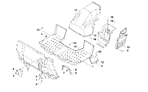 CONSOLE AND FLOOR PANEL ASSEMBLY [300707]