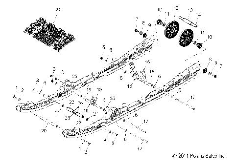 SUSPENSION, REAR (144 Inch) - S12CK6 ALL OPTIONS (49SNOWSUSPRR12600RMK144)