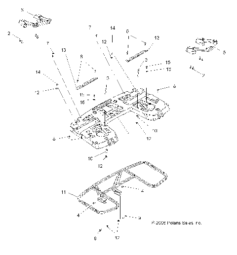 BODY, REAR RACK ASM. - A08DN76FC (49ATVRACKMTG08SPTRG500)