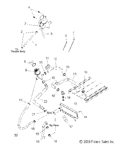 ENGINE, COOLING SYSTEM - S09PK8ES (49SNOWCOOLING09800RMK)