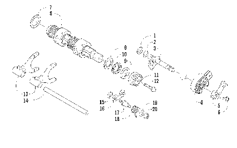 GEAR SHIFTING ASSEMBLY [92693]