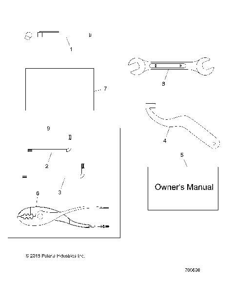 REFERENCES, TOOL KIT and OWNERS MANUALS - R16RMAL4G9 (700698)