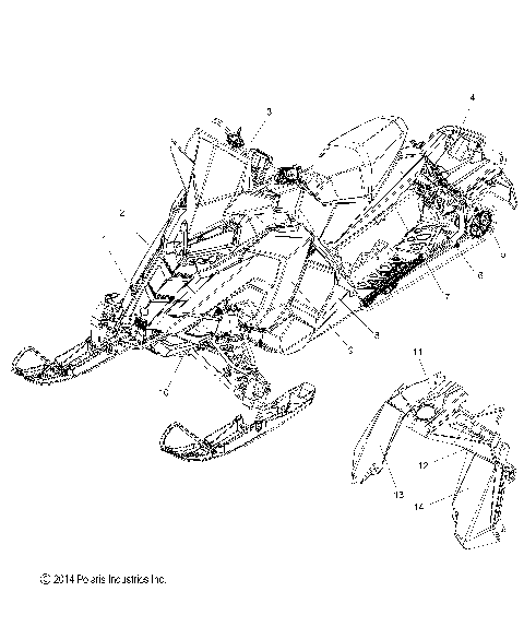 BODY, DECAL, STOCK - S15DP8 (49SNOWDECAL15RUSH)