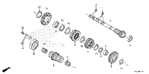 TRANSMISSION (MAINSHAFT)