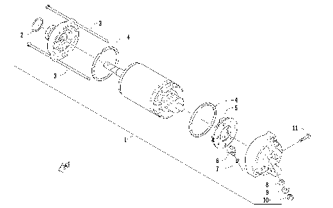 STARTER MOTOR ASSEMBLY [99545]