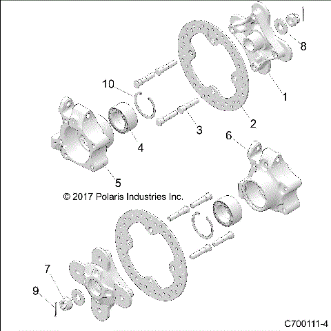 SUSPENSION, REAR CARRIER - Z21N4E99NG (C700111-4)