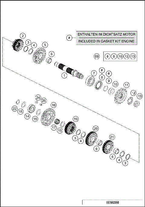 TRANSMISSION II - COUNTERSHAFT