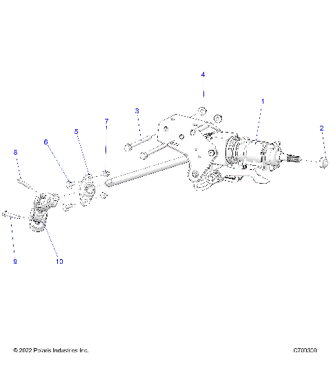 STEERING, LINKAGE, TILT AND RELATED, STANDARD - Z23RGK2KAJ/BJ (C701156-05)