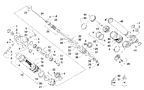 FRONT SUSPENSION SHOCK ABSORBER [101752]