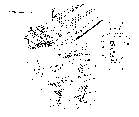 SUSPENSION, FRONT - S07PC7JS/JE (49SNOWSUSPFRT07DRGN)
