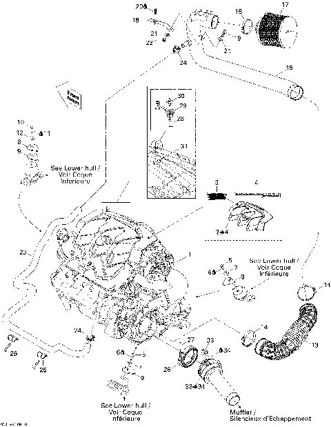 01- Engine And Air Intake Silencer