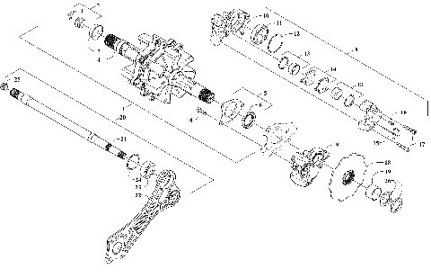 DRIVE TRAIN SHAFTS AND BRAKE ASSEMBLIES [109586]