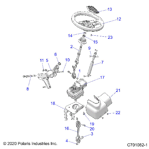 STEERING,STEERING ASSEMBLY, EPS - Z21ASE99F5/S99C5/E5 (C701082-1)