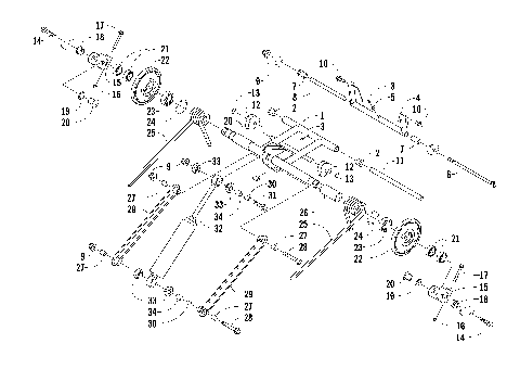 REAR SUSPENSION REAR ARM ASSEMBLY [91360]