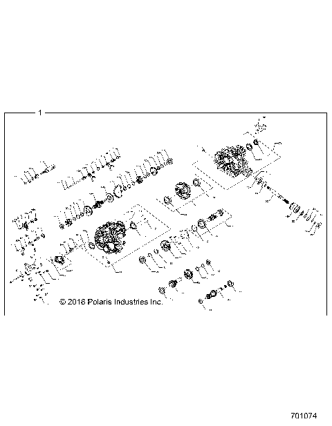 DRIVE TRAIN, MAIN GEARCASE INTERNALS - Z18VBA87B2/E87BK/BU/LK/BR (701074)
