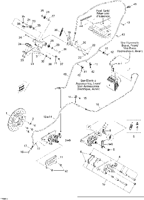 06- Hydraulic Brake, Rear SE5 Electronic