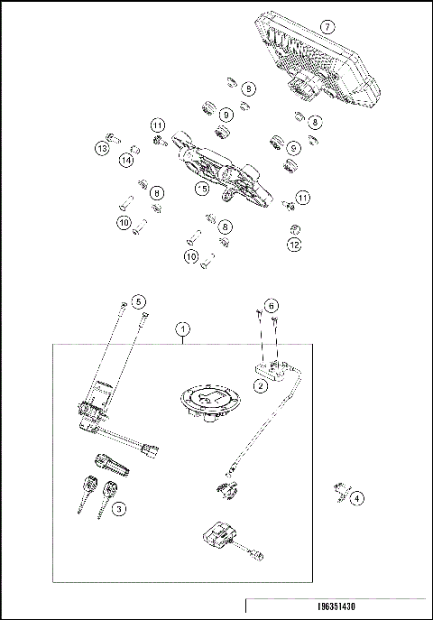 INSTRUMENTS / LOCK SYSTEM
