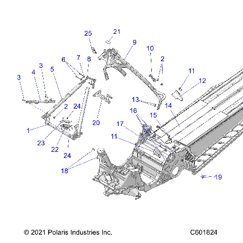 CHASSIS, CHASSIS ASM. and OVER STRUCTURE - S22EGB8RS/EGA8RS ALL OPTIONS (601006C)