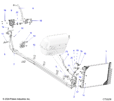 BODY, HVAC ROUTINGS - R25RSY99AF/BF/AK/BK/AS/BS/AL/BL/AP/BP/A9/B9 (C733258)