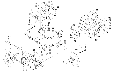 CONSOLE AND FLOOR PANEL ASSEMBLY [100461]
