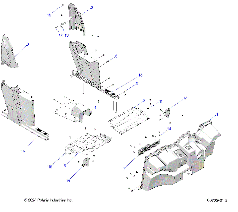 BODY, FRONT FLOOR and ROCKERS - R22M4K57B4/B2 (C0705421-2)