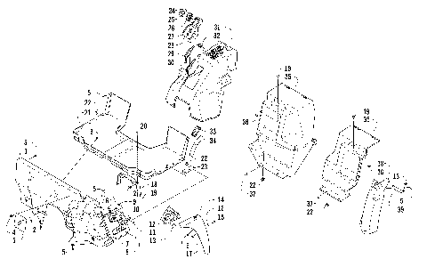 CONSOLE AND FLOOR PANEL ASSEMBLY [94805]
