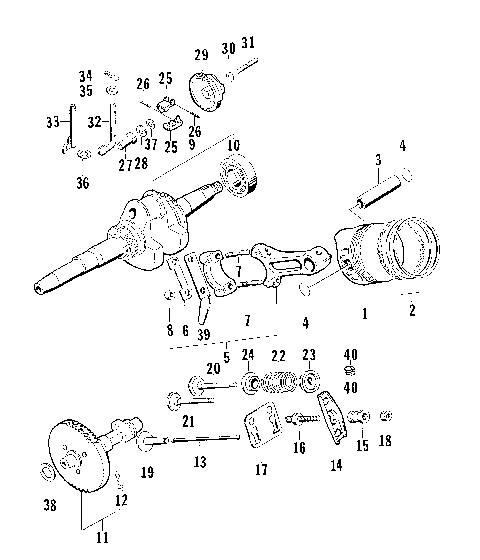 PISTON AND CRANKSHAFT [74885]