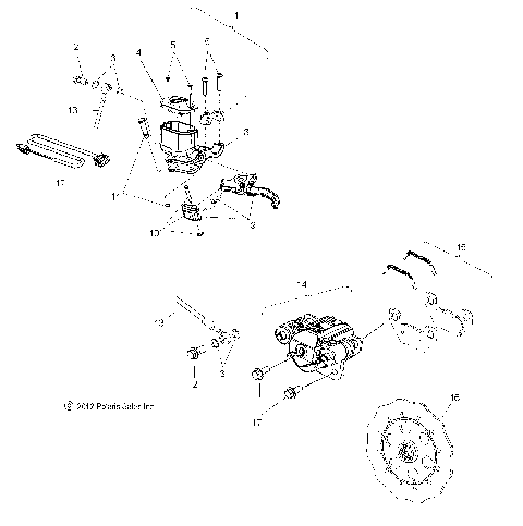 BRAKES, BRAKE SYSTEM - S15CG8/CH8 ALL OPTIONS (49SNOWBRAKE13PRORMK)