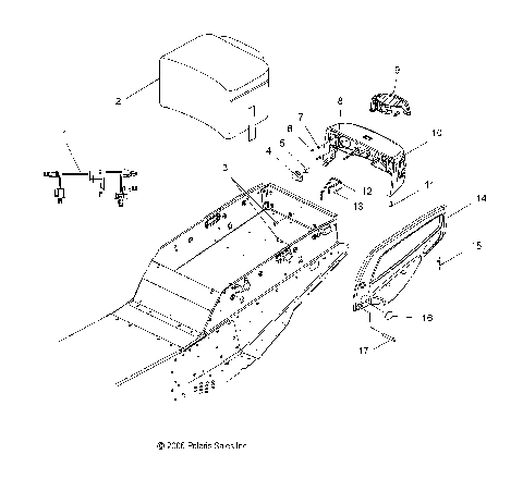 CARGO BOX/TAILLIGHT ASM. - S07NT5BS/BSA/BE/BEA (49SNOWCARGO340TOUR)