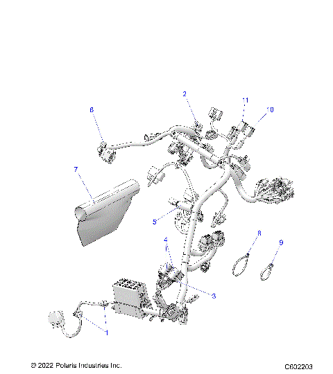 ELECTRICAL, WIRE HARNESS, MAIN - S23TLG8RS/8RE (C602203)